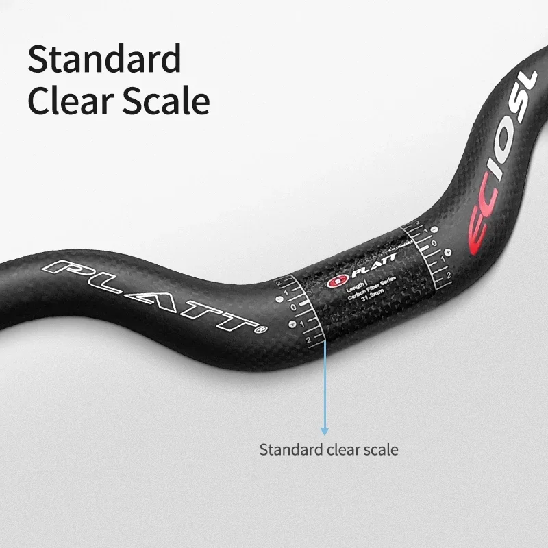Voll carbon MTB Fahrrad Lenker Riser Lenker 25,4 31,8 580/680-740mm ultraleichte Mountain Folding Rennrad Teile – Detail 8