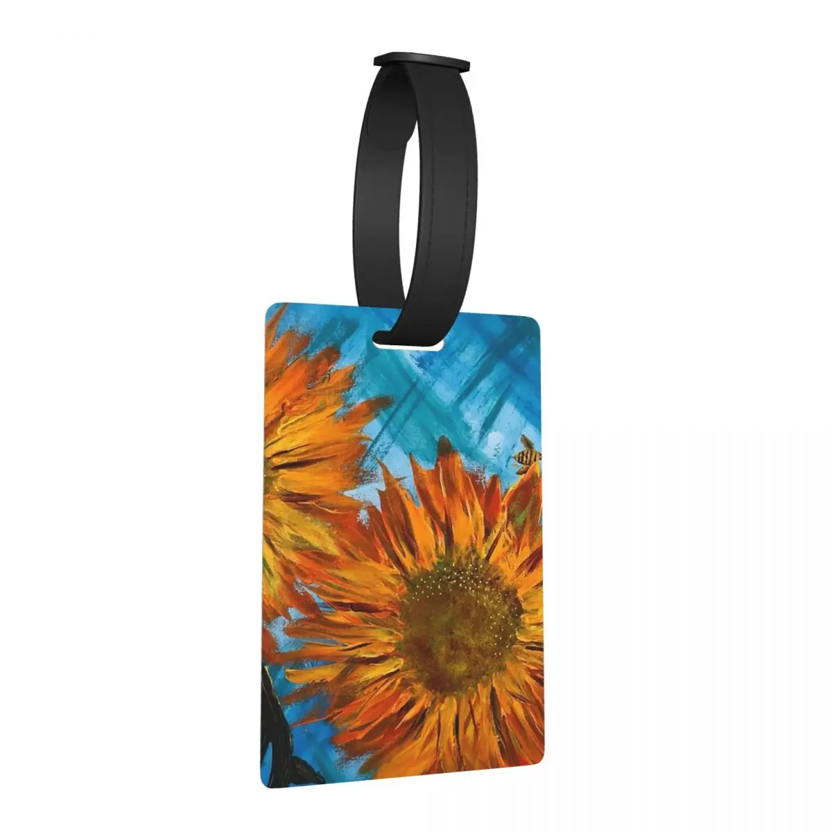 

Багажные бирки Julies Sunflowers, аксессуары для чемодана, дорожная модная бирка для багажа, держатель этикетки, идентификационное имя, адрес