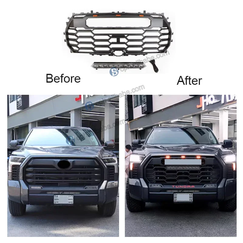 High Quality Auto Parts Front bumper Grille Car Grills Replacement For Toyotas Tundra 2022