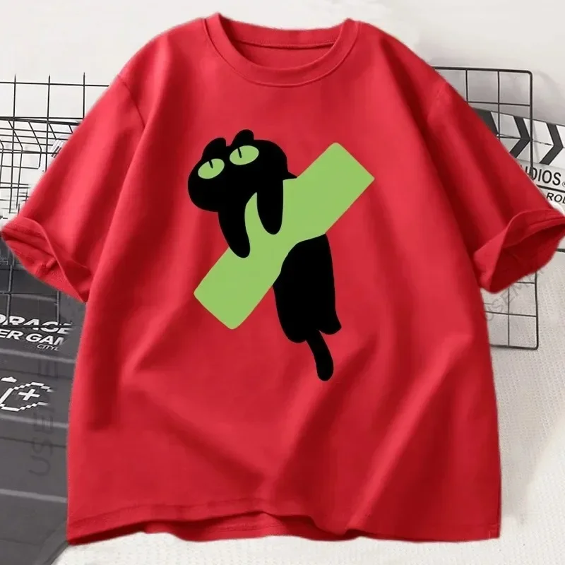 تي شيرت رجالي ونسائي مقاس كبير بأكمام قصيرة، فضفاض للترفيه، ناعم، مريح ومسامي، رياضات خارجية #4