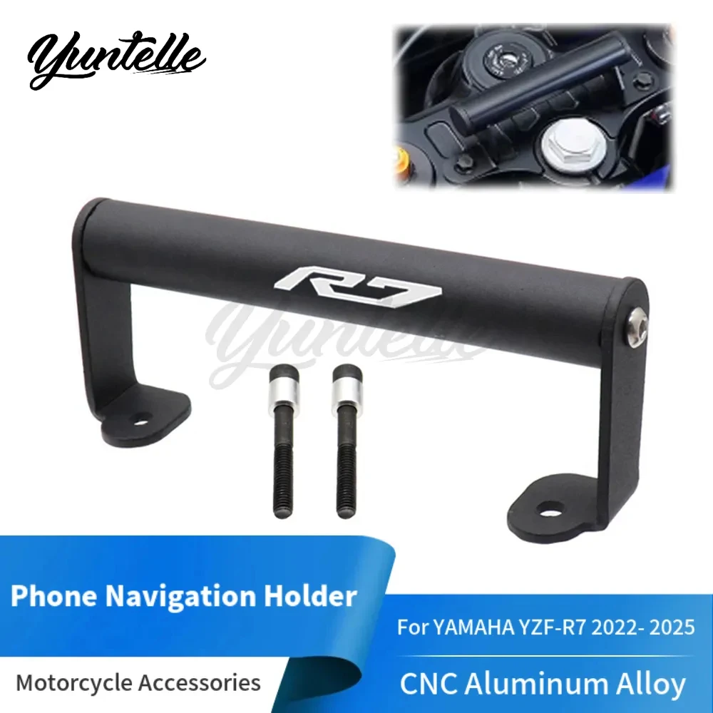 R7 GPS Phone Navigation Holder For YAMAHA YZFR7 YZF-R7 2022-2025 2024 Motorcycle Accessories Motor GoPro Camera Mount Bracket