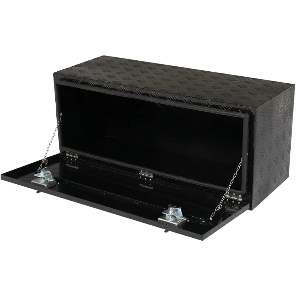 

42 Inch Aluminum Underbody Truck Tool Box - Heavy Duty Waterproof Storage for Truck Beds and RVs