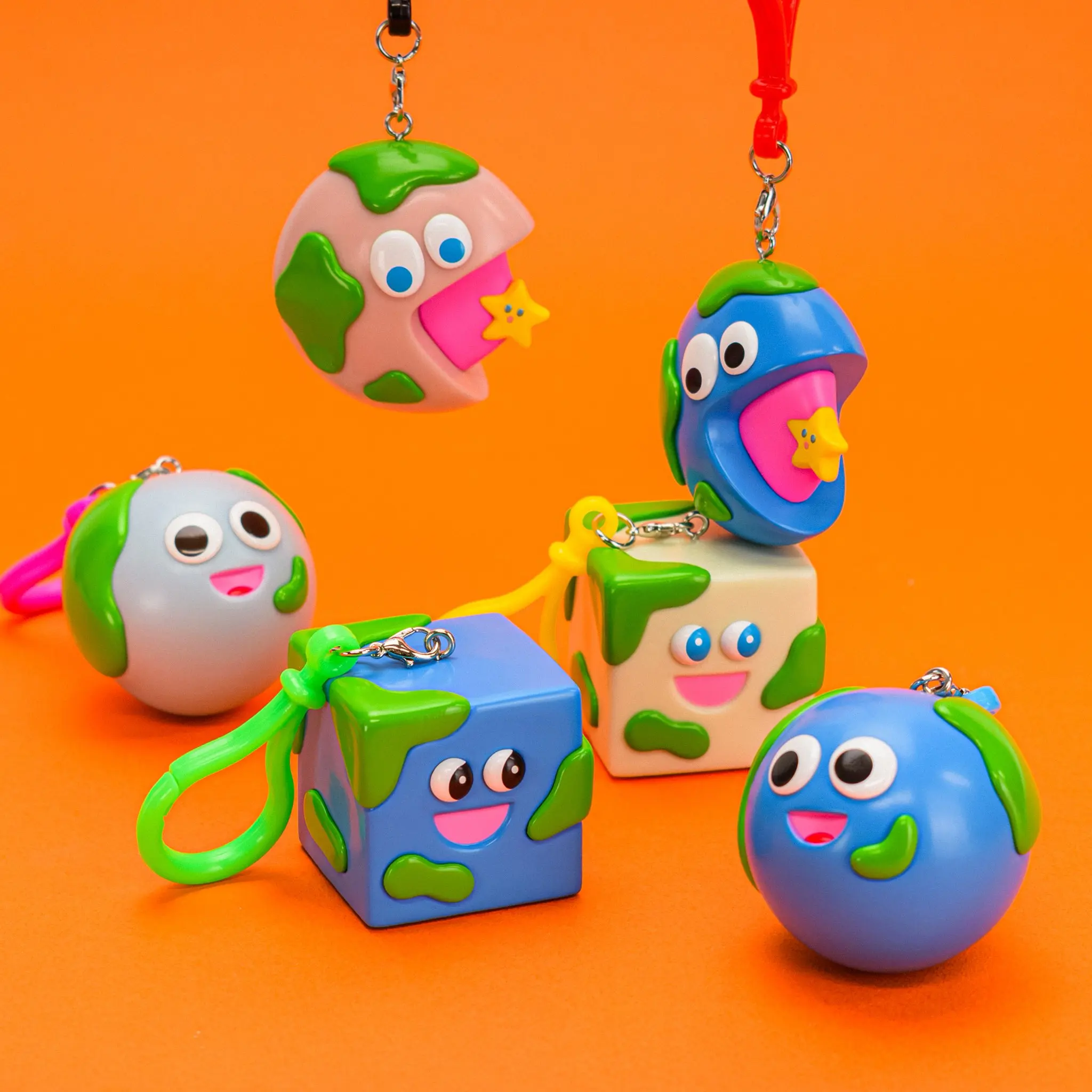 In Stock Kenelephant capsule toys cute HELLO IN THE WORLD !! Vol.4 Child of the Earth Mascot big mouth Charm bag pendant figures