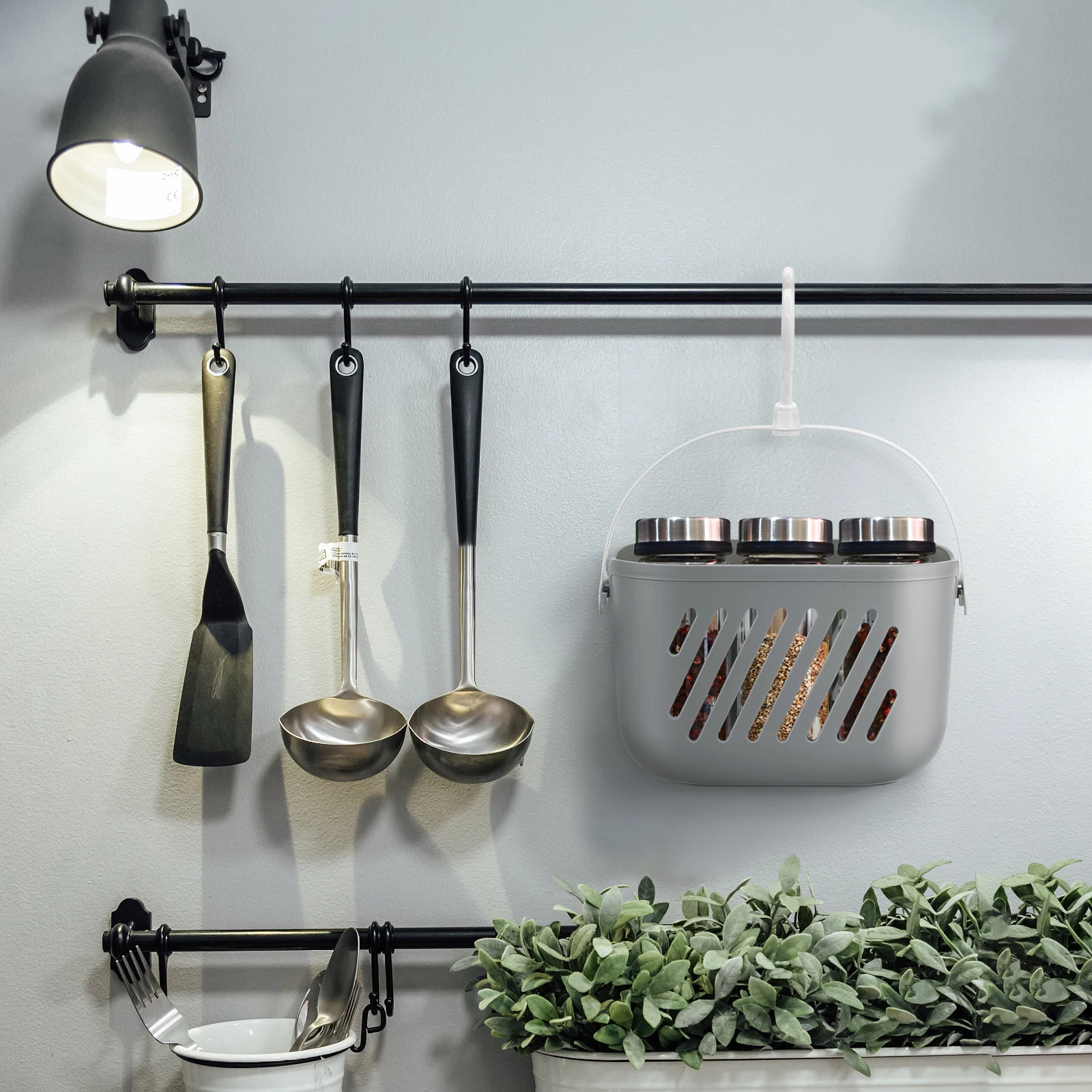 

Tableware Kitchen Hanging Basket Man Multifunctional Pp Shower Organizer Plastic