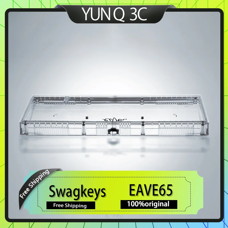 

Swagkeys EAVE65 Mechanical Keyboard Kit Custom Wired Transparent PC Injection Molding Keyboard Accessories for Creative PC