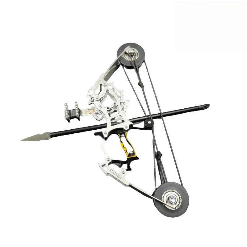 For Mini Compound Bow Pulley Bow Recurve Bow  Small  Archery Stainless Steel Metal High Power