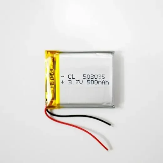 폴리머 리튬 배터리, 503035 053035, 500MAH, MP3, MP4, MP5, 소형 장난감 코어, 충전식 리튬 이온 셀, 인기 제품, 3.7V, 신제품