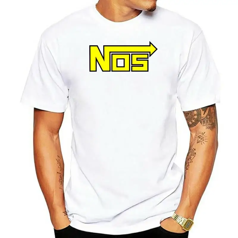 Nos T-Shirt Car Enthusiast Tuner Mechanic Jdm Men T Shirt 2023 Summer Cotton Fashion Trends Leisure T Shirt Logo