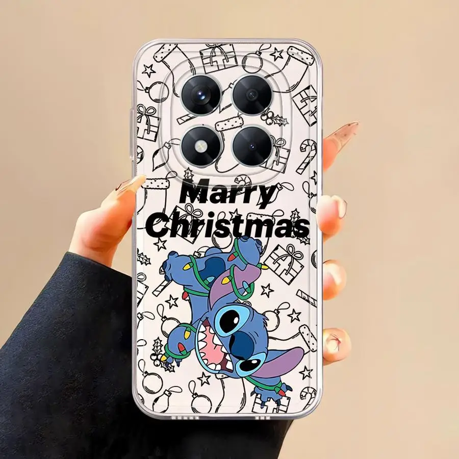 حافظة كرتونية لعيد الميلاد لهاتف Xiaomi Poco X3 NFC X4 GT X5 X4 M3 X3 Pro غطاء شفاف #3