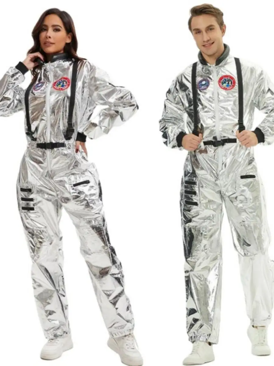 Loween-traje de astronauta para Cosplay, traje espacial de una pieza, ropa Par Role-Plang, Material de poliéster, celebración del Festival