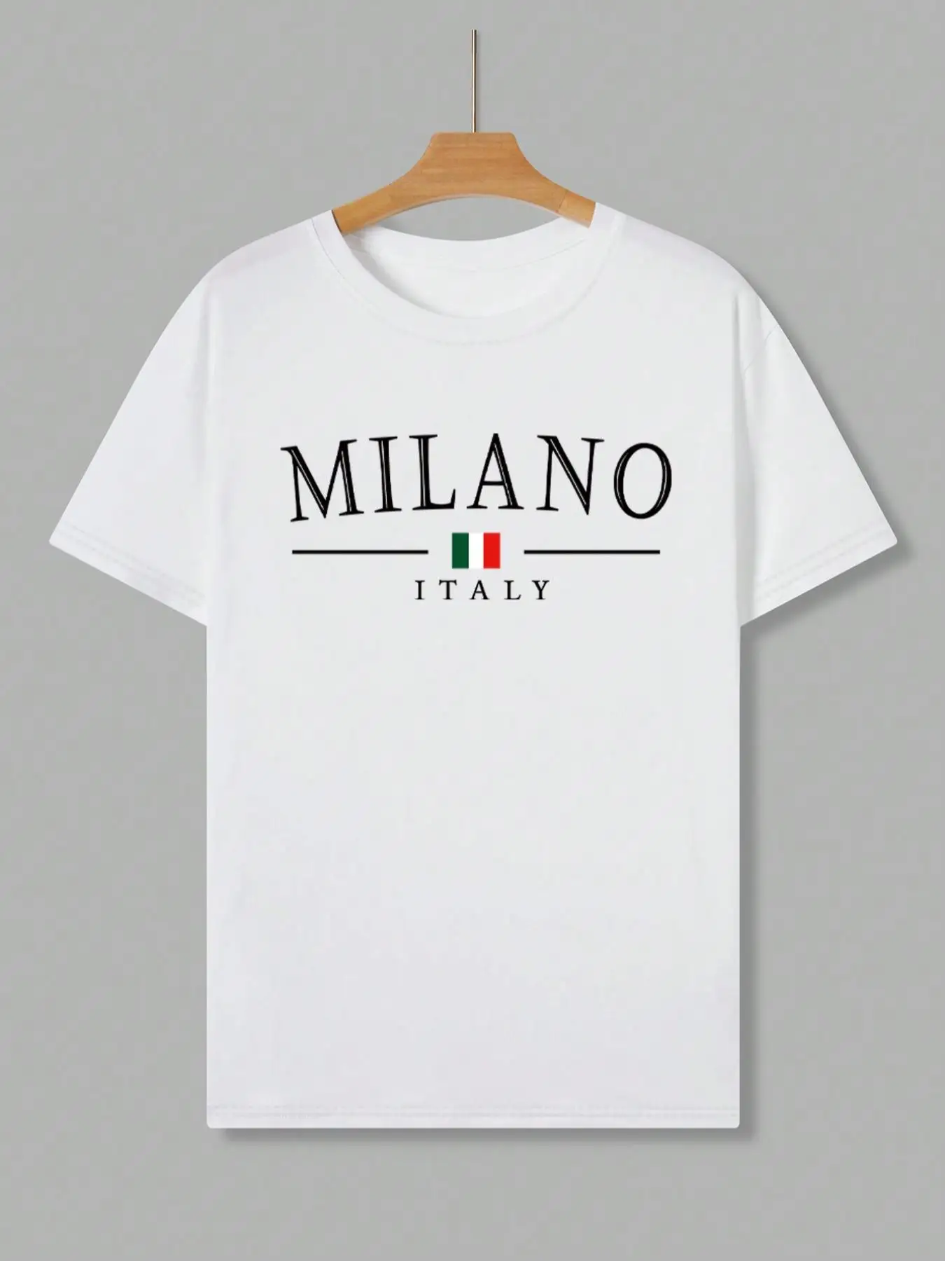 

Milano Italy Graphic T-Shirt Unisex Minimalist City Name Print Casual Streetwear Travel Souvenir Oversized Tee S-3XL