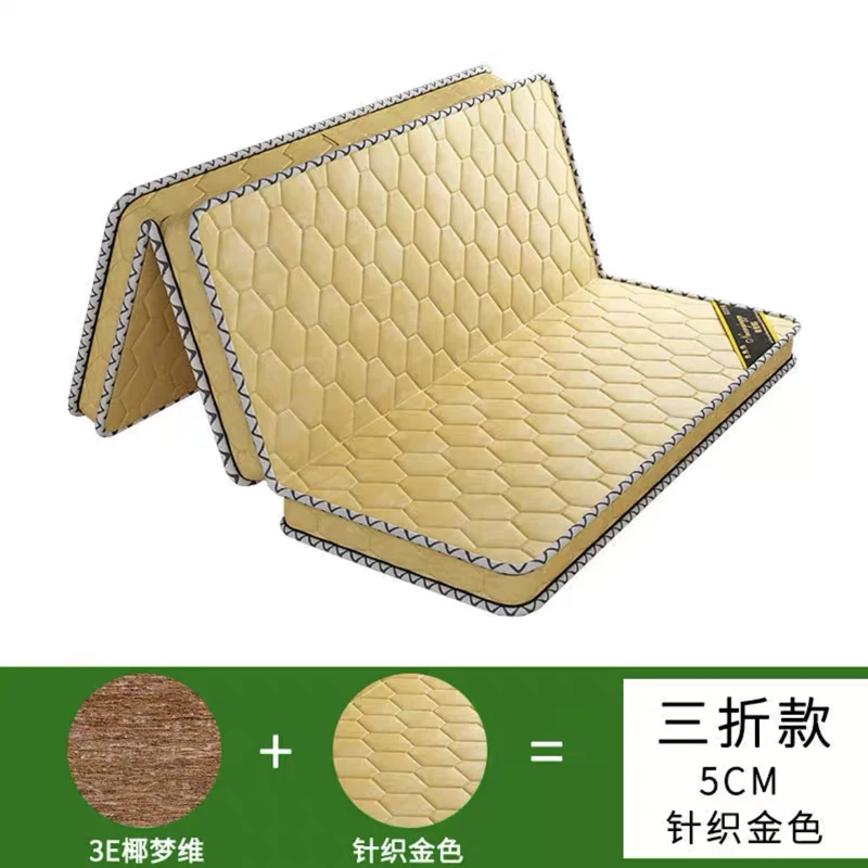 Natural Coir mattress coconut palm mattress pad hard coir palm folding mattress tatami floor mat household natural coir mattress