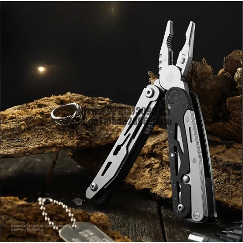 Keychain Multifunctional pliers Mini Portable Folding pliers Emergency Equipment Keychain Multipurpose Combination Mini pliers