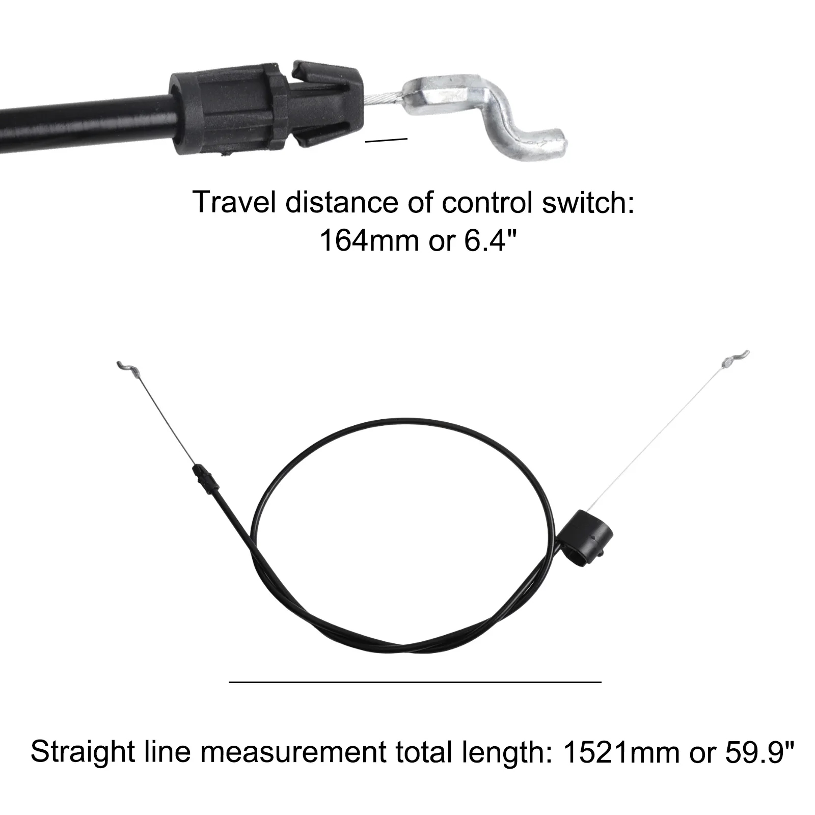 Control Cable for For ZONE Control Based Engine Brake Stop Systems Matching OEM Reference Numbers For and 532For