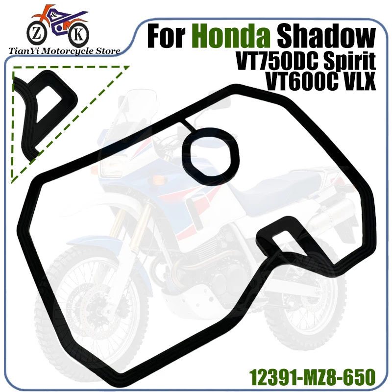 12391-MZ8-650 Motorcycle Cylinder Head Cover Gasket For Honda VT750DC Shadow Spirit VT600C Shadow VLX XRV750 Africa Twin Replace