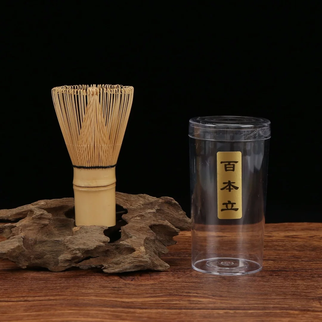 

1pc Japanese Ceremony Bamboo Chasen Teaware Matcha Green Tea Powder Whisk Tea Blending Brush Kit Kitchen Accessories