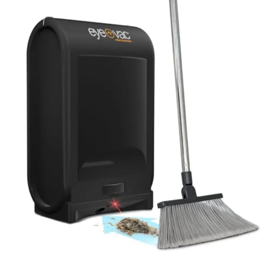 

EyeVac Pro Touchl Vacuum Automatic Dustpan - Ultra Fast and Powerful - Great for Sweeping Salon Pet Hair Food Dirt Kitchen, Cor