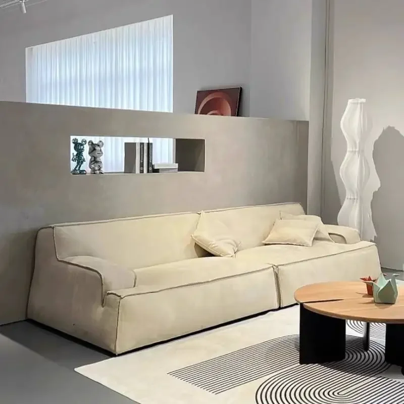 Vintage Memory Foam Living Room Sofas Puff Retro Japanese Boneless Living Room Sofas Bubble Floor Woonkamerbanken Furniture Home