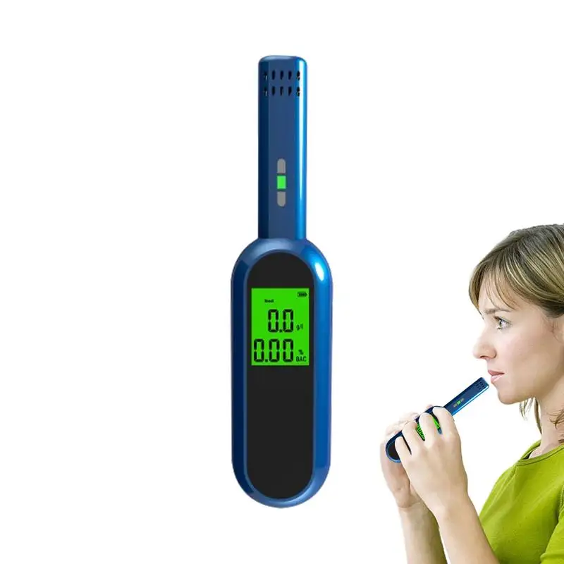 

Alcohol Breathalyzer Breath Tester Rechargeable Home Alcohol Tester Fast Charging Alcohol Breathalyzer Non-Contact BAC Tester