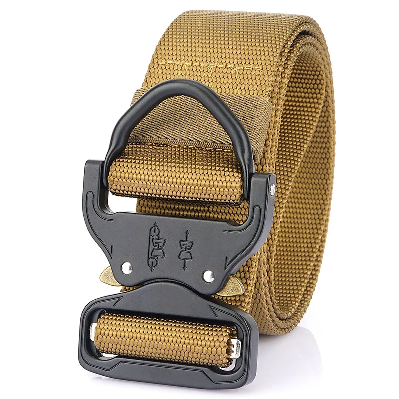 TUSHI Neue Taktische Gürtel Gewebt Langlebig Automatische Schnalle Männer Gürtel Armee Outdoor Jagd Multifunktionale Nylon Gürtel Mann Hosen Gürtel – Detail 15
