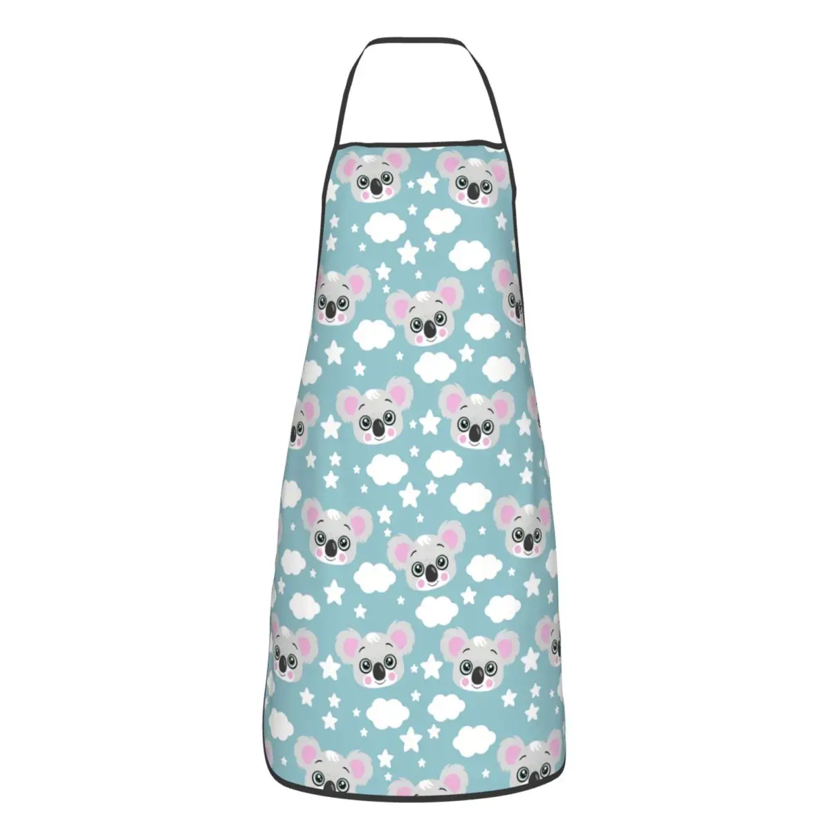 

На заказ унисекс милый австралийский фартук с изображением медведя коалы для взрослых, женщин и мужчин, столбик для шеф-повара, кухня для кухни, приготовления пищи, выпечки