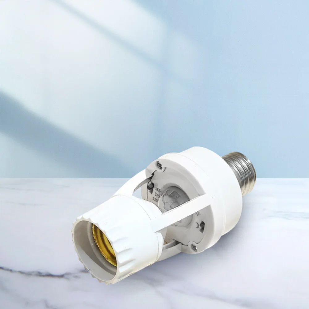 Automatic E27 Infrared Motion Sensor Socket Smart PIR Induction Lamp Holder Light Control Switch For Hallway Home