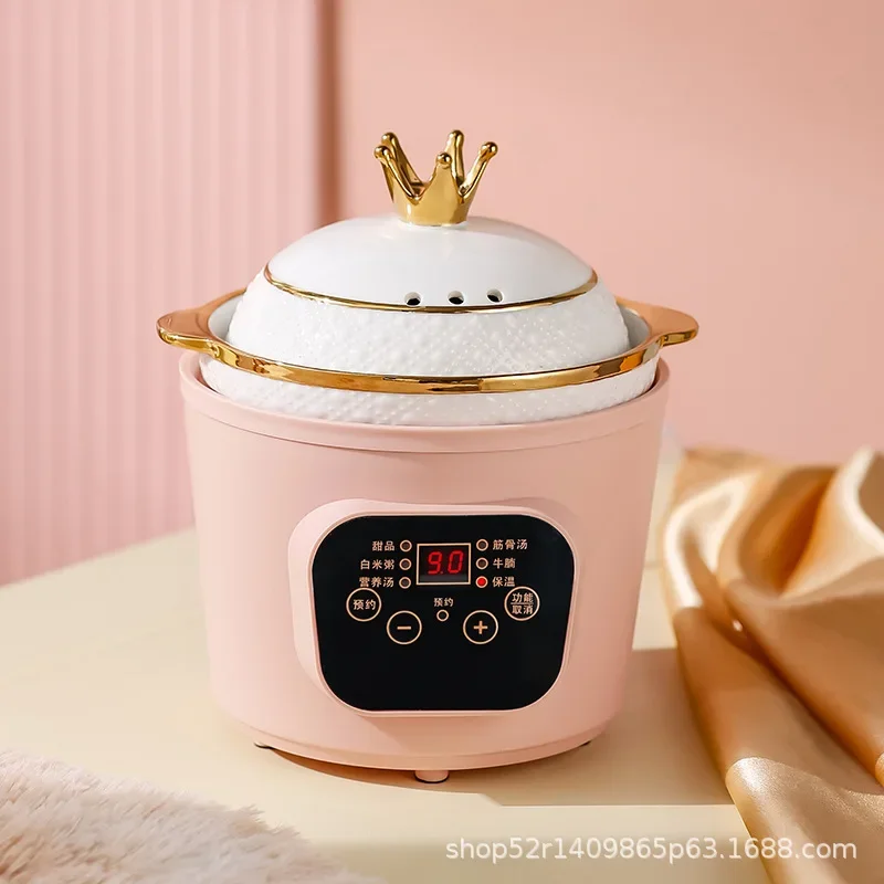 

Electric Cooker Porridge Soup Pot Ceramic Cooker Automatic Reservation Nest Stew Factory Electric Stew Pot