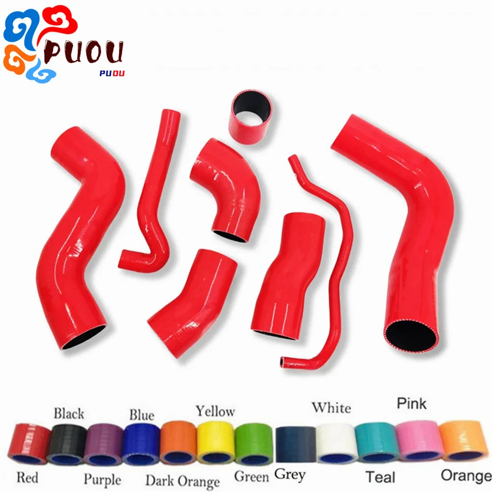For 99-06 Audi TT/S3 /Seat Leon MK1 Cupra R 225HP 1.8T Turbo Intercooler Hoses Silicone Tube Kit view 2
