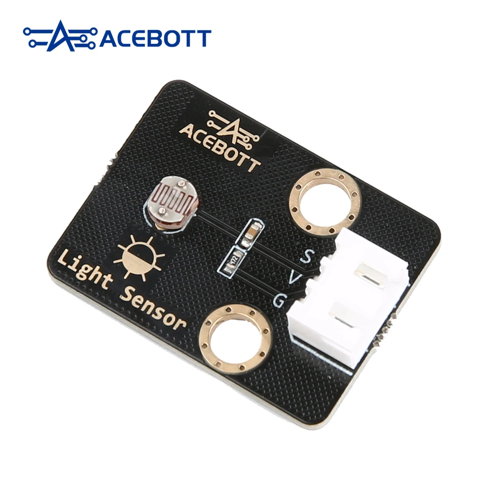 ACEBOTT Photosensitive Sensor Module Light Module Detects Photocell Resistor for Arduino LDR Sensor