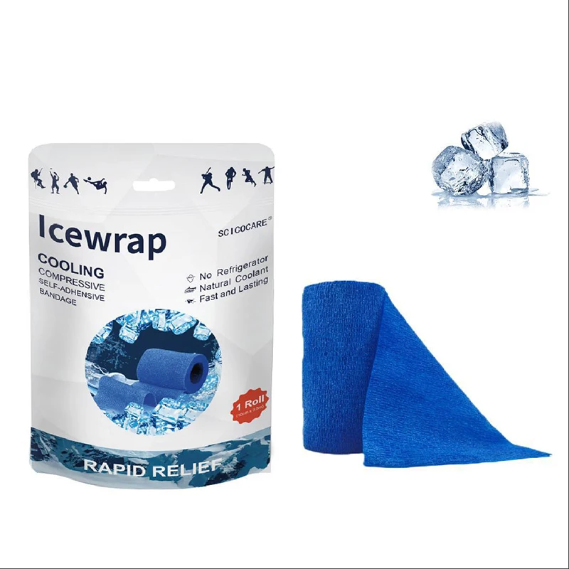 Ice Bandage for Sports Muscle Soreness Ice Application for Ankle Protection Shoulder Sprain and Bruising Rapid Cooling
