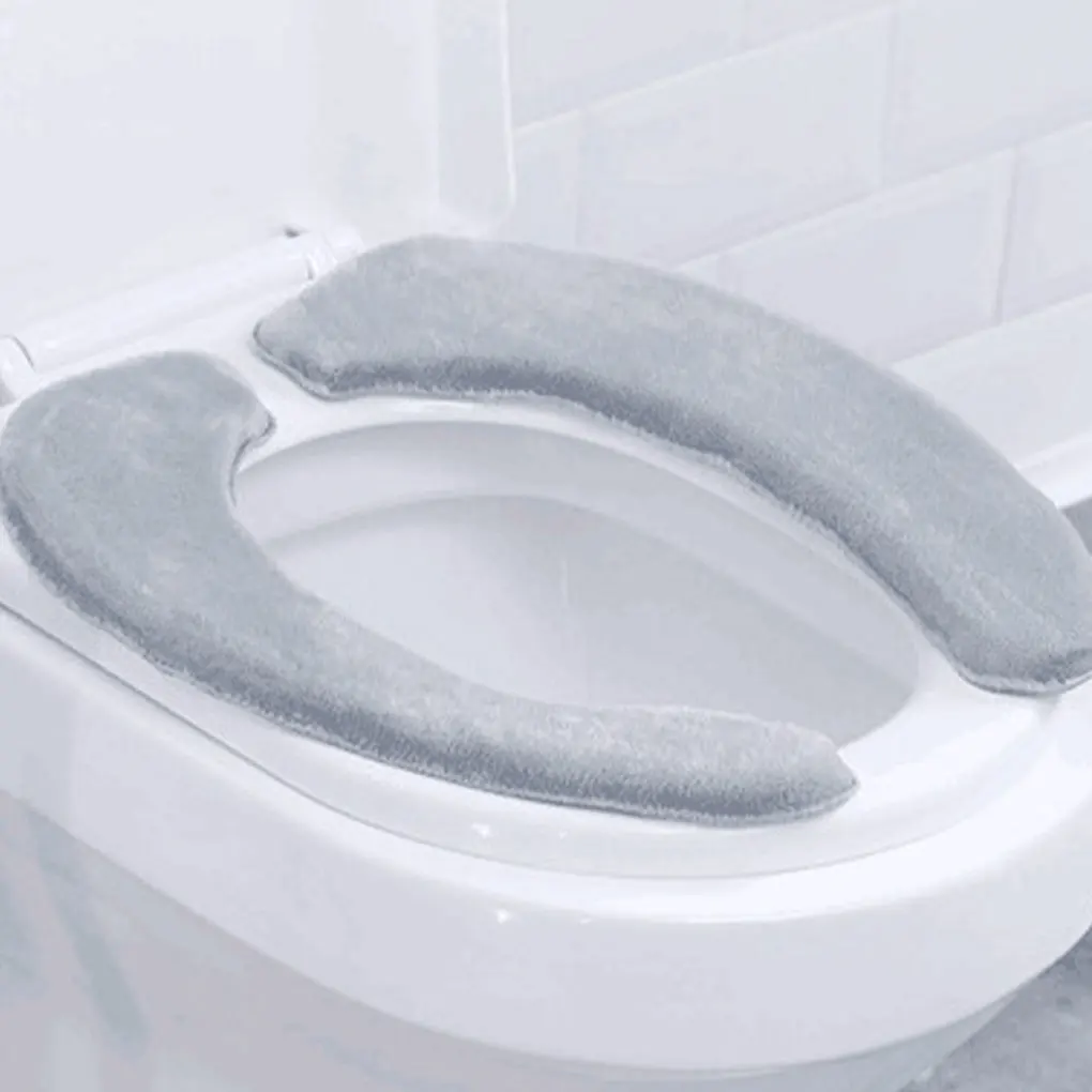 Washable And Reusable Toilet Seat Cover For Warmth And Comfort Toilet Seat Cover Mat WARM SOFT