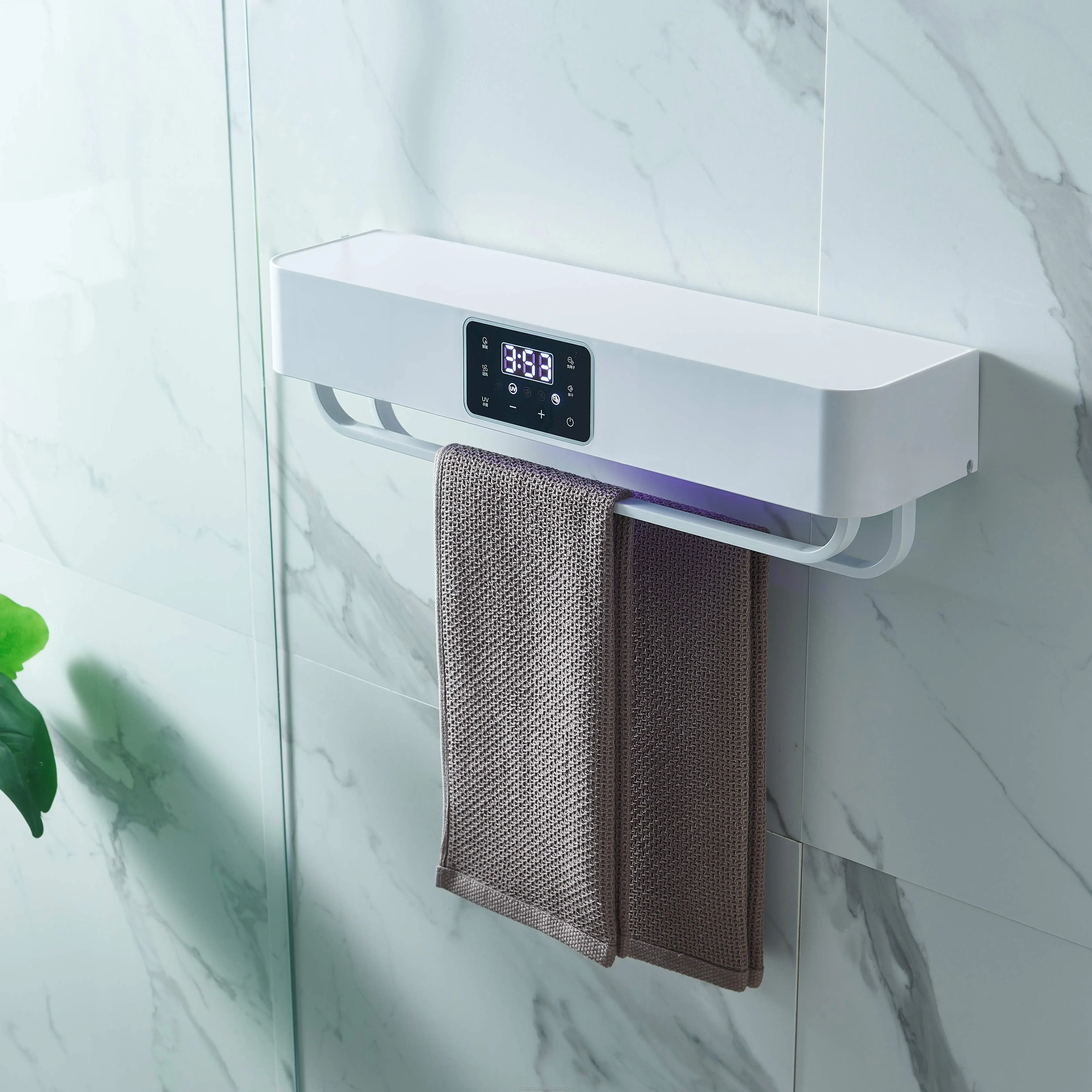 Hotel Smart Toilet Stainless Steel Towel Warmer Racks Electric Heated Intelligent Bathroom Towel Rack