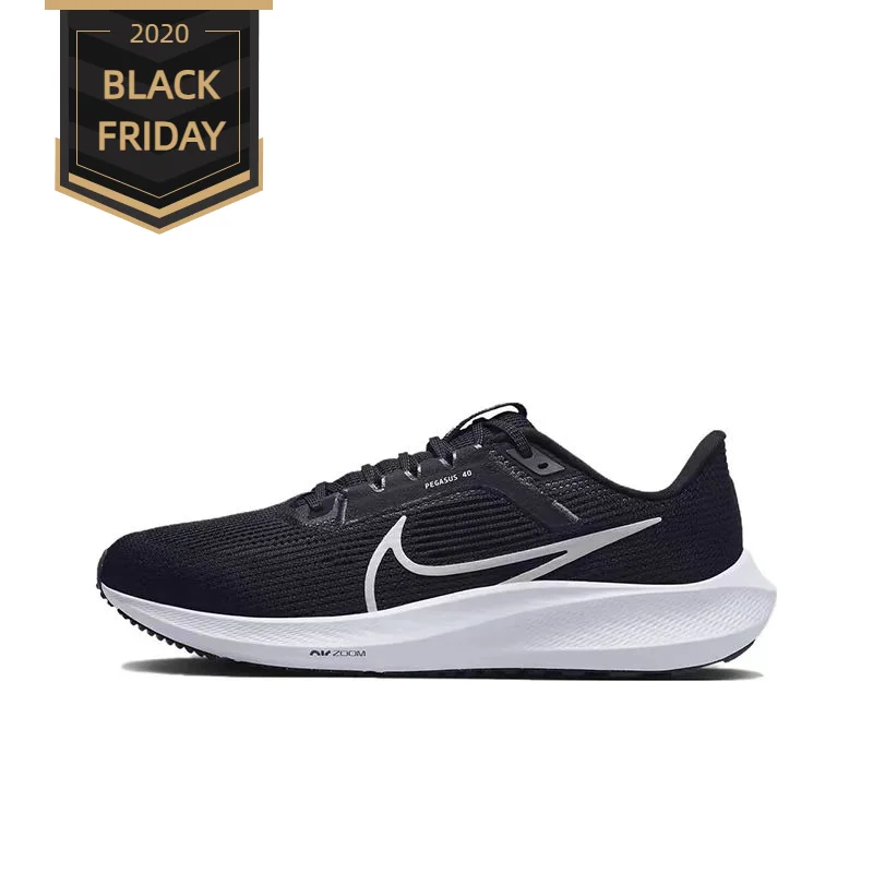 Nike Air Zoom Pegasus 40 Comfortable Fit Low cut Marathon Running Shoe for Men, Black