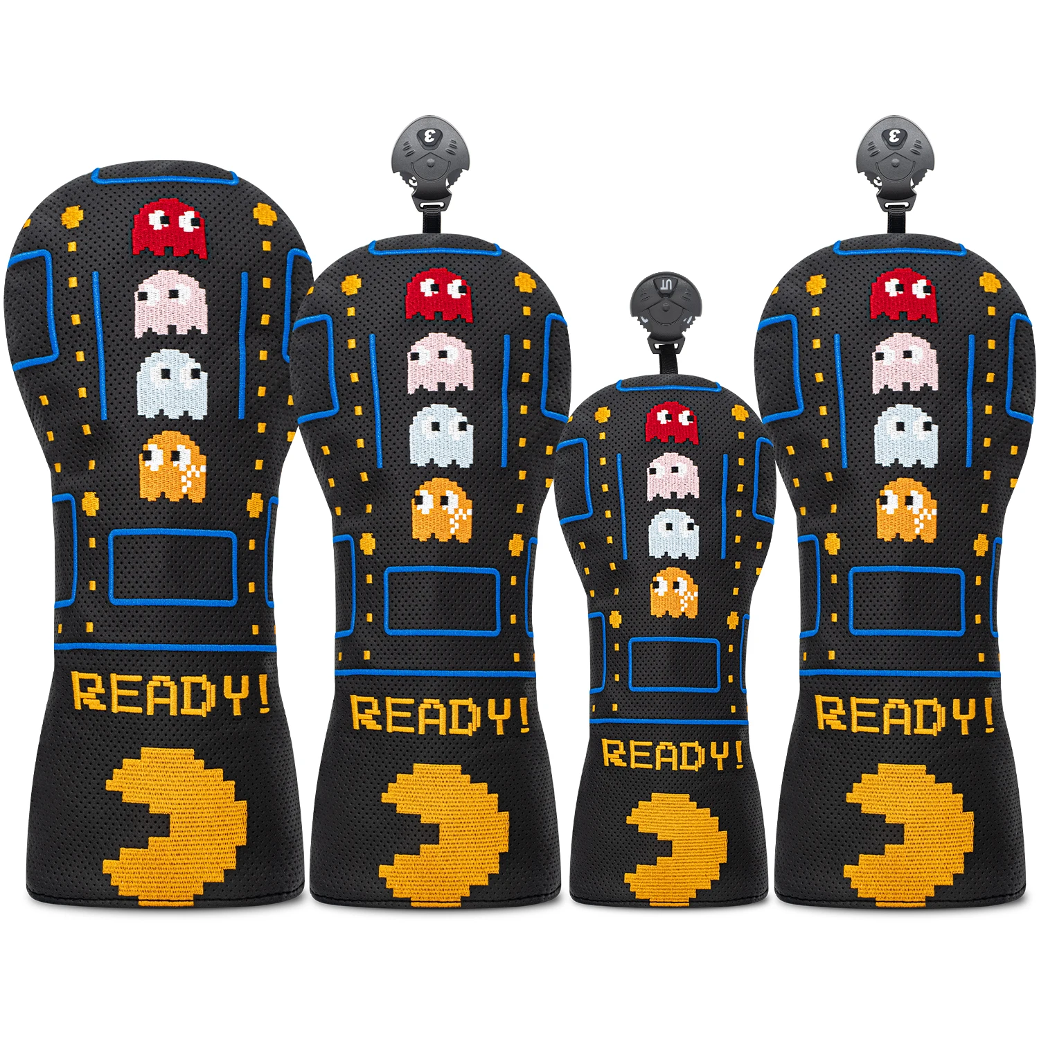 غطاء حماية لنادي الجولف، تصميم بنمط قزم وحش، غطاء رأس من مادة مقاومة للغبار ومتينة، ملحقات الجولف #1