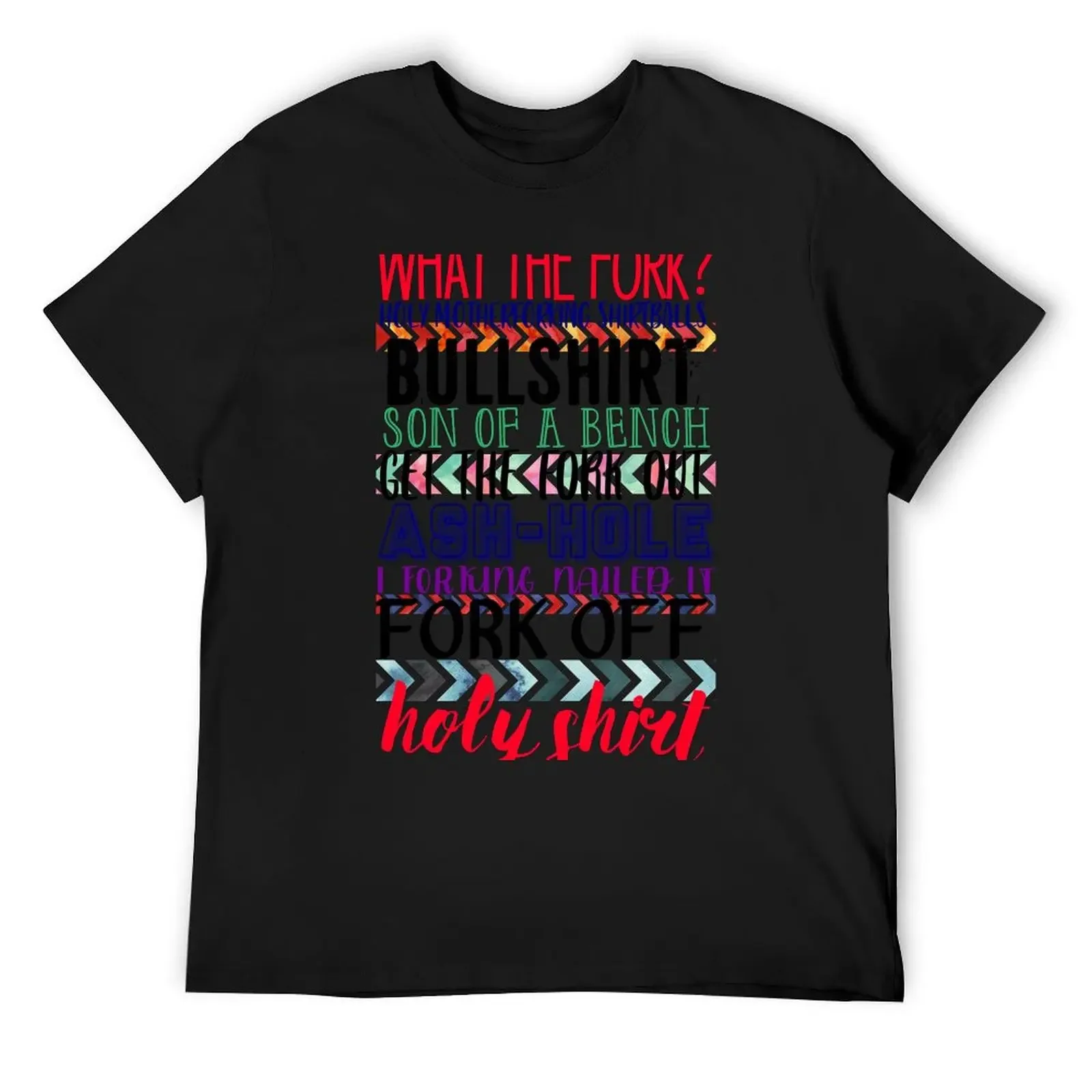 

The Good Place Curse Words T-Shirt sports fans anime clothes Men's t-shirts