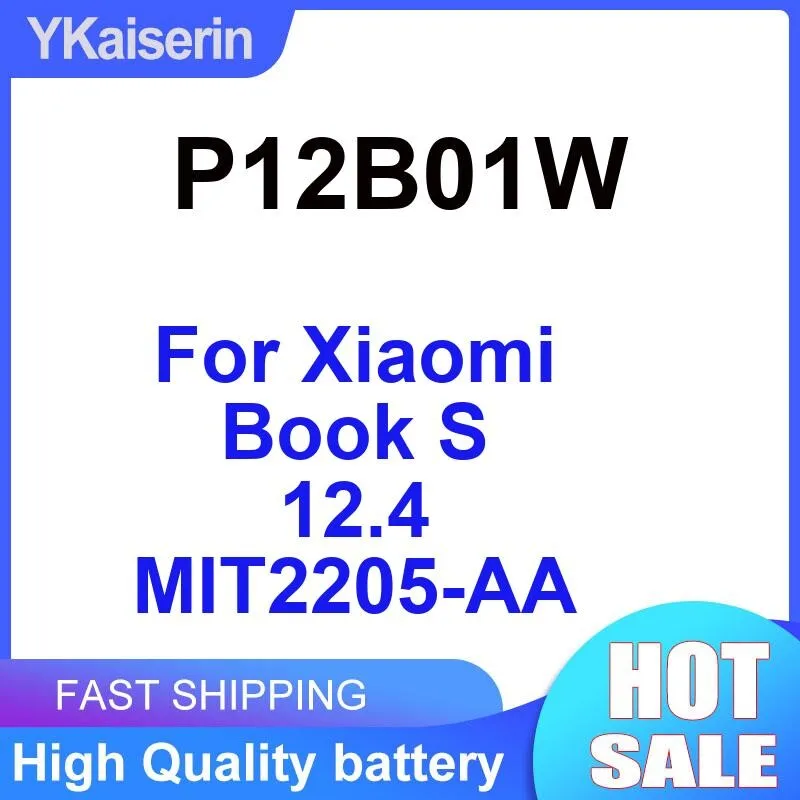 

4920Mah Laptop Battery Rapid Charging P12B01W For Xiaomi Book S 12.4 MIT2205-AA