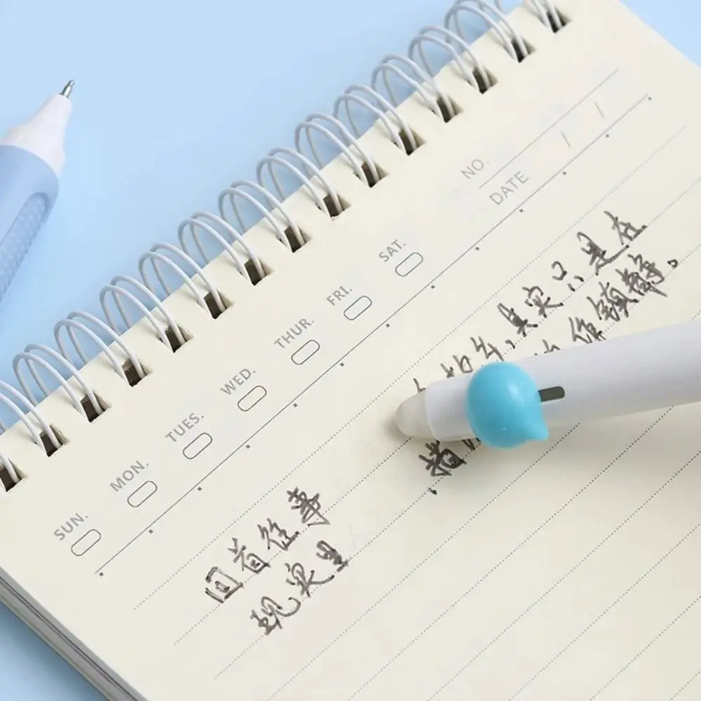 

3Pcs/Set Cute 0.5MM Erasable Gel Pen Black Blue Writing Pen School Office Supplies Cartoon Gel Ink Pen Students