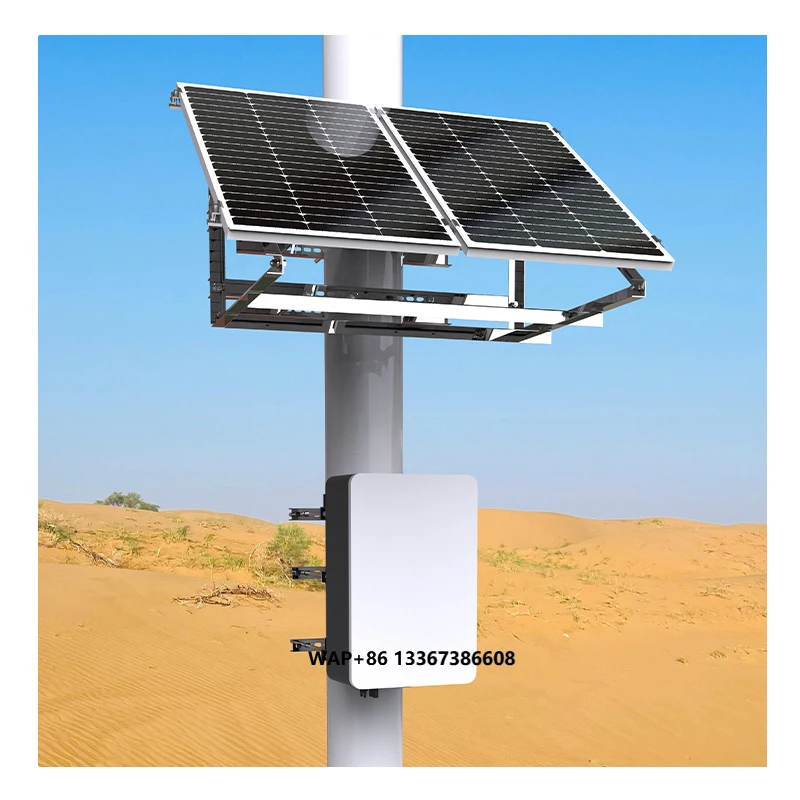 

Off-Grid DC Solar Power System 12V 24V for CCTV , with Solar Panel and Battery Backup Kit