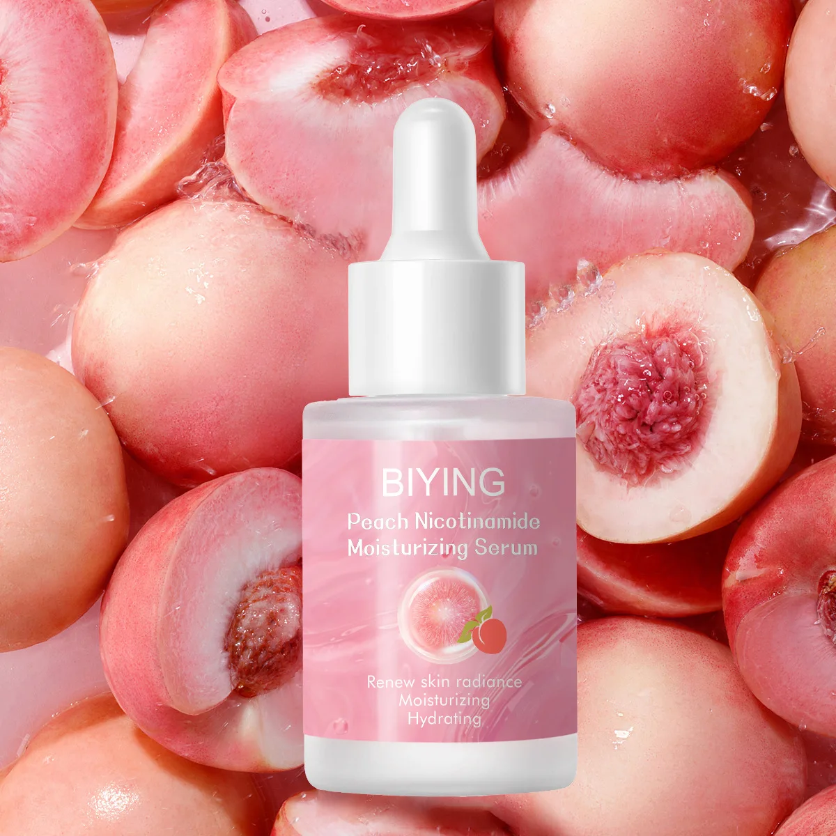 

Peach Niacinamide Serum Anti-sugar Antioxidant Improves Dry Face nourish Brightens Skin Tone and Moisturizes Skincare