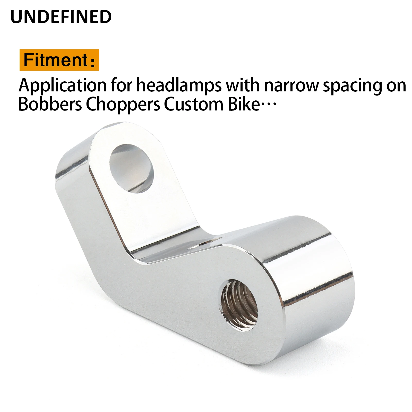 Motorcycle Extended Headlight Mount Extended Aluminum Headlamp Bracket for Harley Softail Springer Bobber Chopper Custom Bike