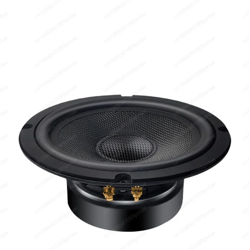 

6,5-дюймовый автомобильный динамик с углеродным диффузором, 6 Ом, 50/80 Вт, двойной низкочастотный, для глубоких басов