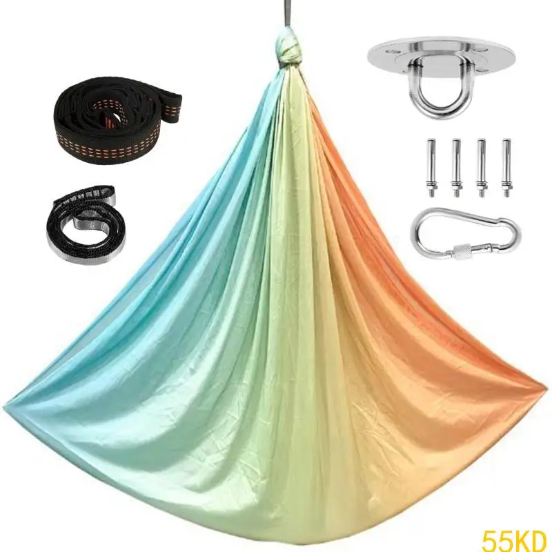 

55KD Breathable Hanging Cloth Kids Sensory Swings Double Layer Comfortable Swing