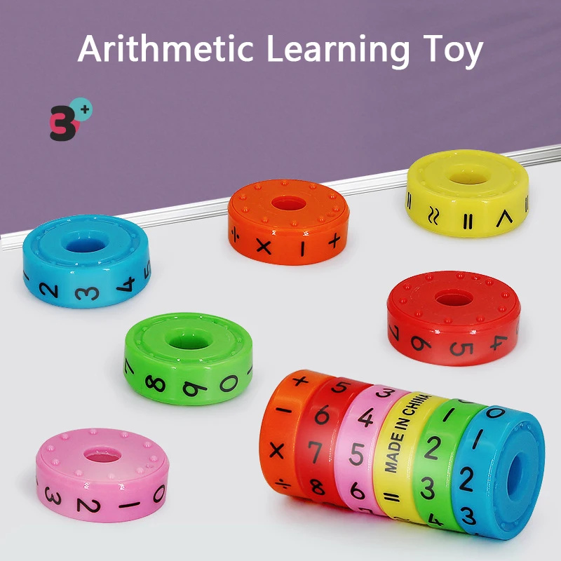 Kids Arithmetic Early Education Toys Digital Magic Cube Brain Developing Puzzle Math Game Montessori Toy Preschool Children Toys