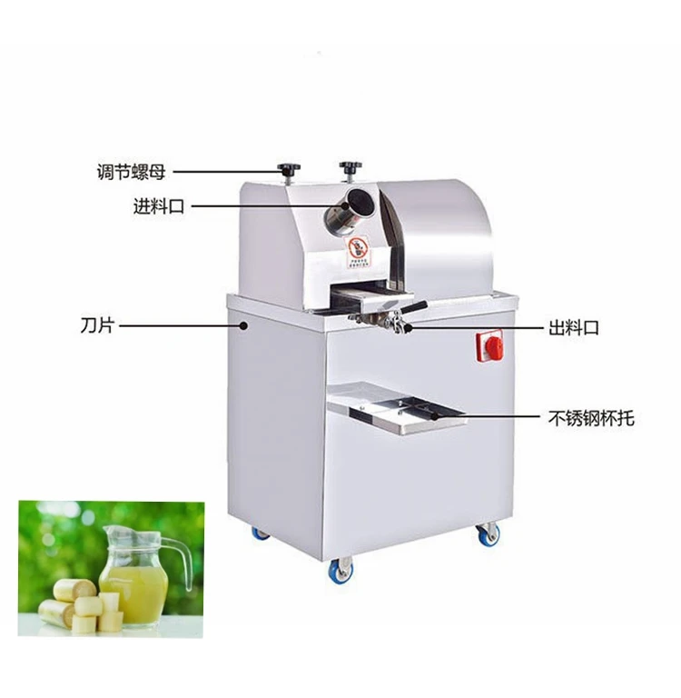 

Stainless Steel Sugar Cane Juice Squeezer Press/Sugarcane Juicer Extractor Machine