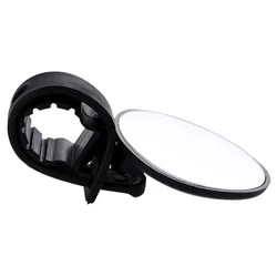 Mount Bike Bicycel Handlebar Mini Convex Mirror Safe Rearview Rear View Mirror 360 Degree Rotate Cycling