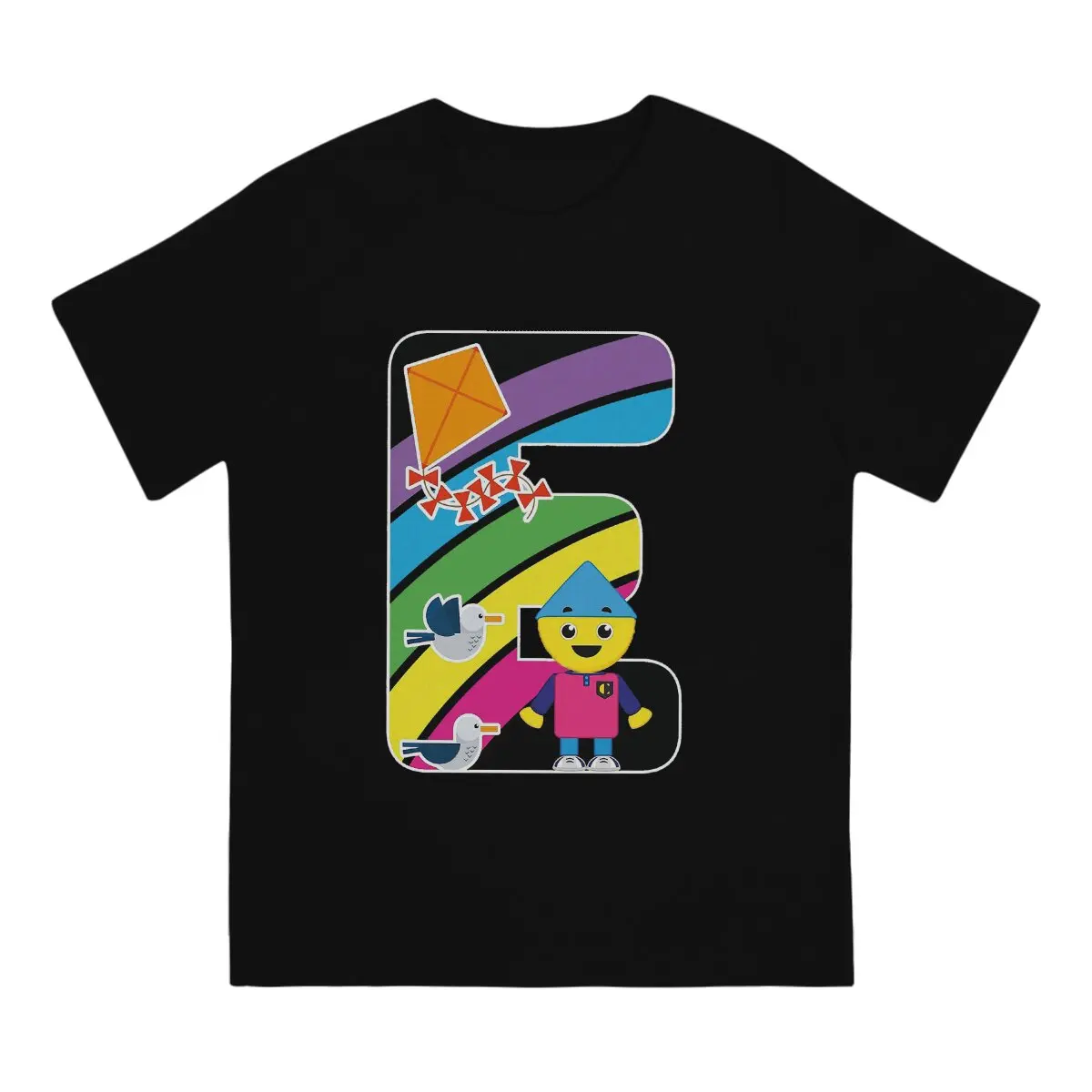 Initial E Man's TShirt Charlie's Colorforms City Children Crewneck Short Sleeve 100% Cotton T Shirt Funny Top Quality Gifts