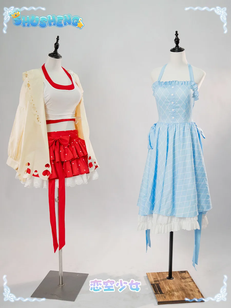 Disfraz de Anime EVA Ayanami Rei Asuka Langley Soryu, conjunto completo, vestido de playa dulce de verano para mujer, uniforme nuevo para fiesta de Halloween