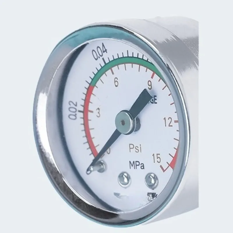 Stainless steel pressure gauge, quick and easy to assemble, easy to clean, not easy to pollute