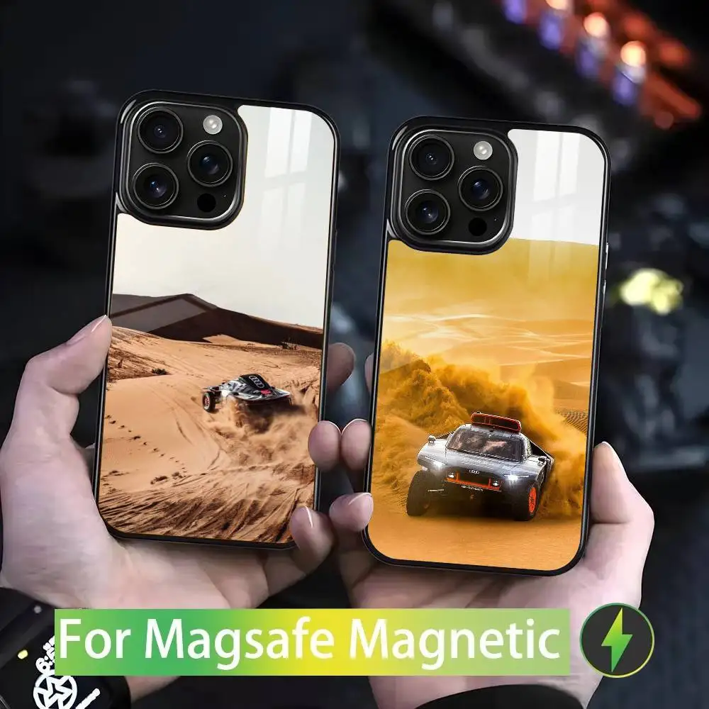 

R-Rally D-Dakar 2026 For iPhone 17,16,15,14,13,12,11,Pro,Max,Plus,Mini,SE4,E Magnetic Magsafe Wireless Charging