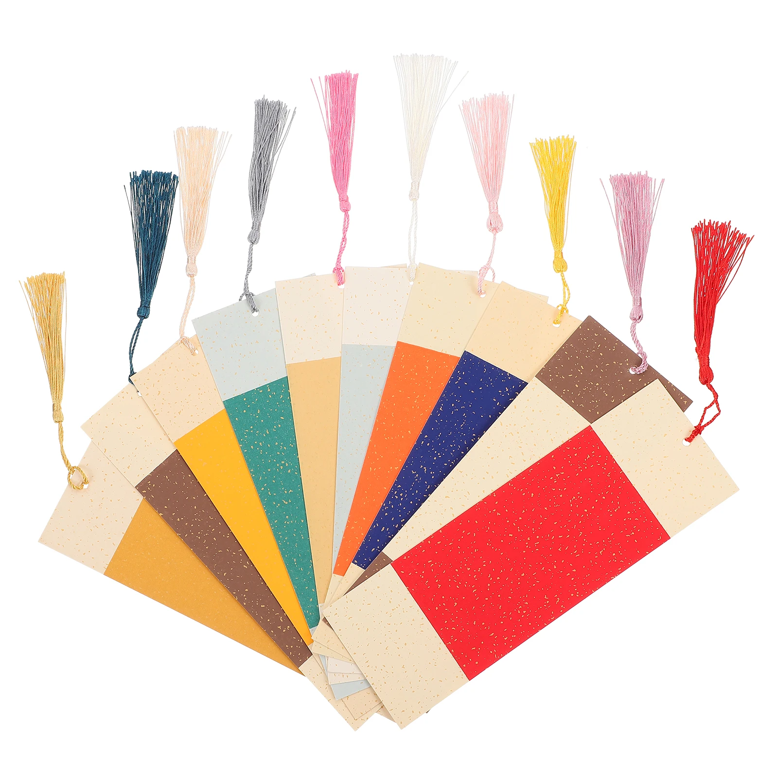 

Creative Batik Bookmarks 2 Packs Paper DIY Craft Supplies Simple Hanging Crafts Tassels Premium Material Long Lasting